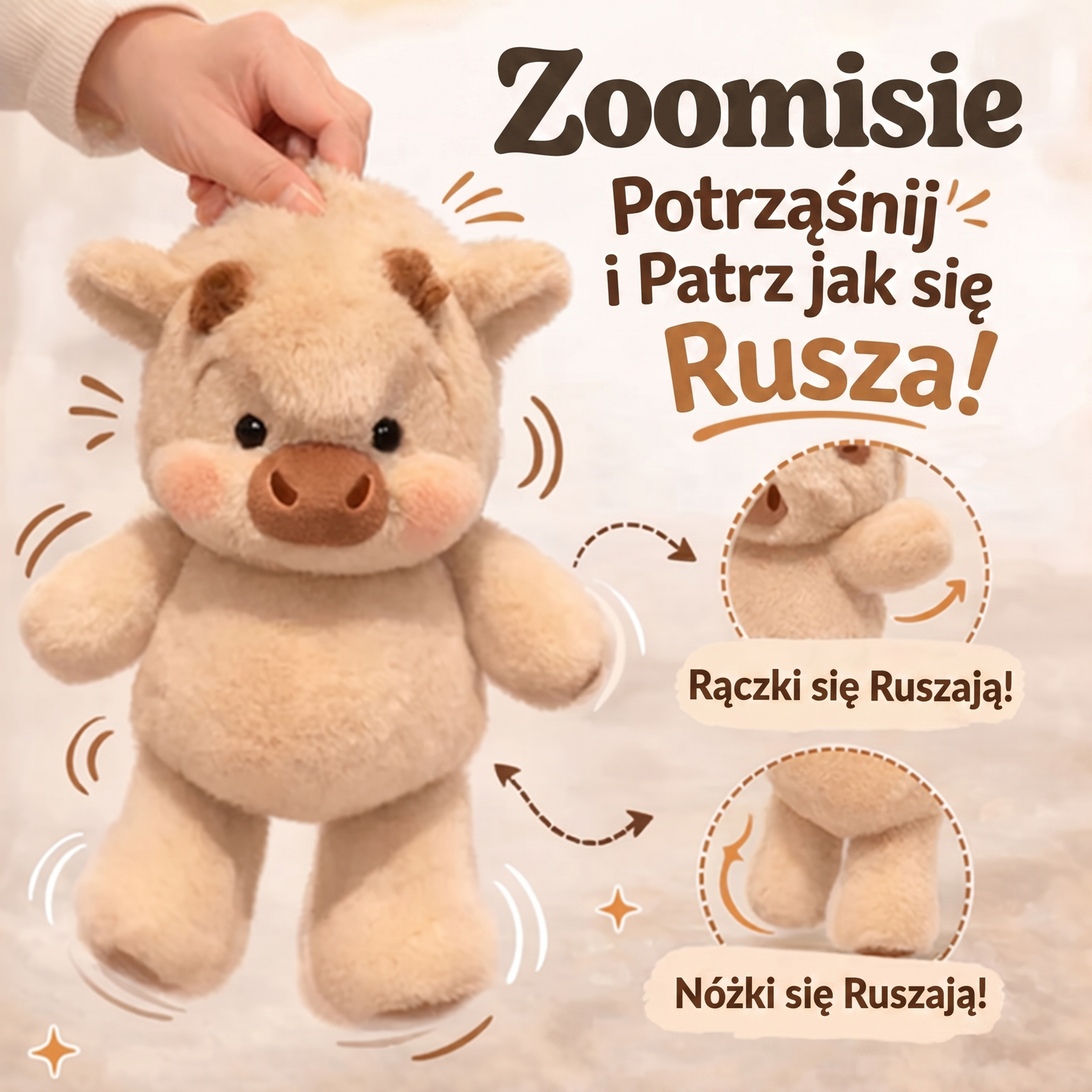 Zoomisie™ - Biegająca krówka